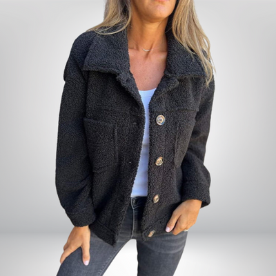 Diana - Stylowa Kurtka z Guzikami