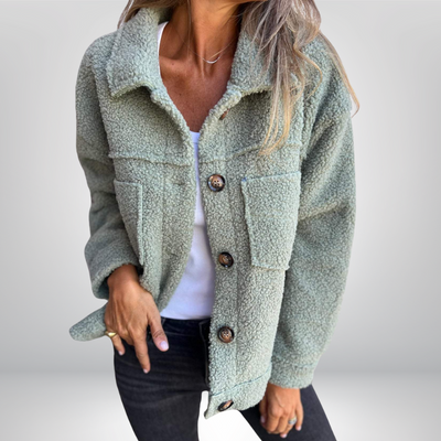 Diana - Stylowa Kurtka z Guzikami