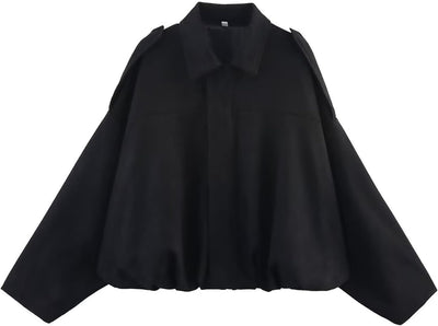 Alicja – Stylowa Kurtka Bomberka z Imitacji Zamszu