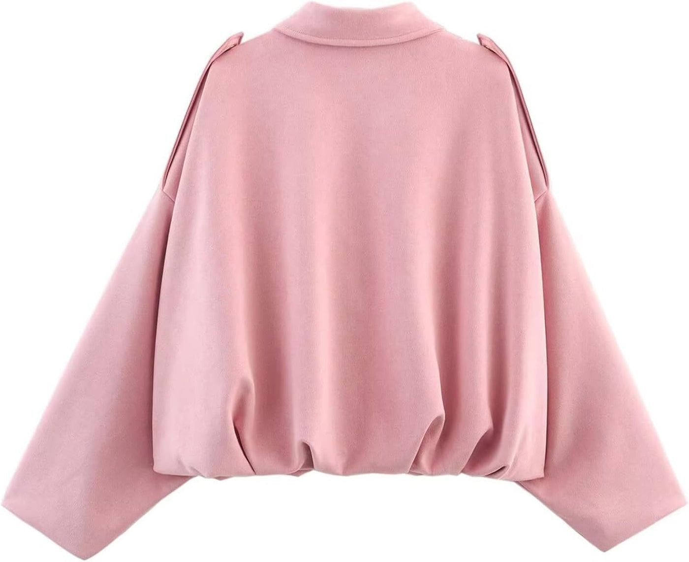 Alicja – Stylowa Kurtka Bomberka z Imitacji Zamszu