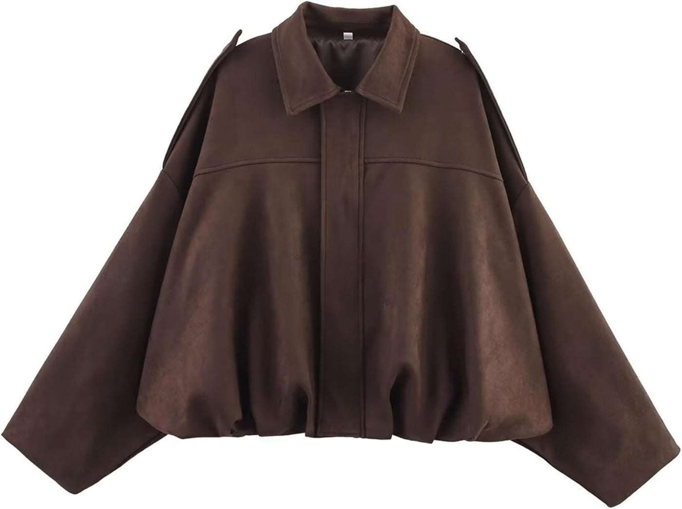 Alicja – Stylowa Kurtka Bomberka z Imitacji Zamszu