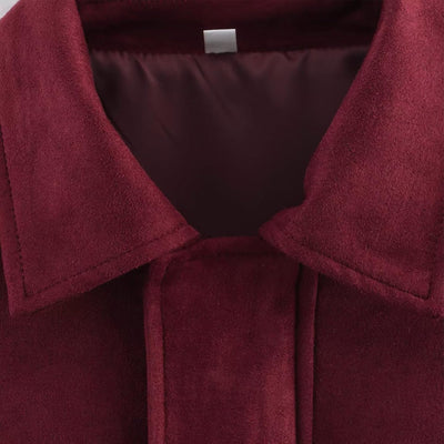 Alicja – Stylowa Kurtka Bomberka z Imitacji Zamszu