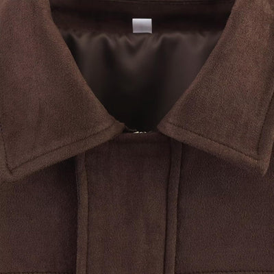 Alicja – Stylowa Kurtka Bomberka z Imitacji Zamszu