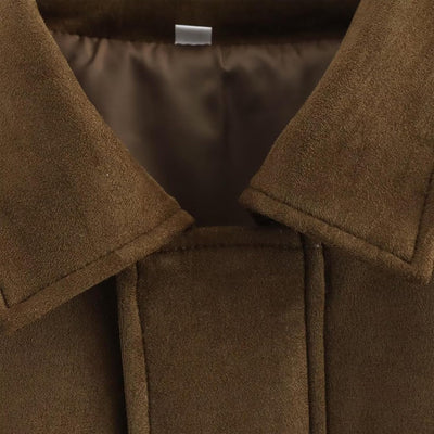 Alicja – Stylowa Kurtka Bomberka z Imitacji Zamszu