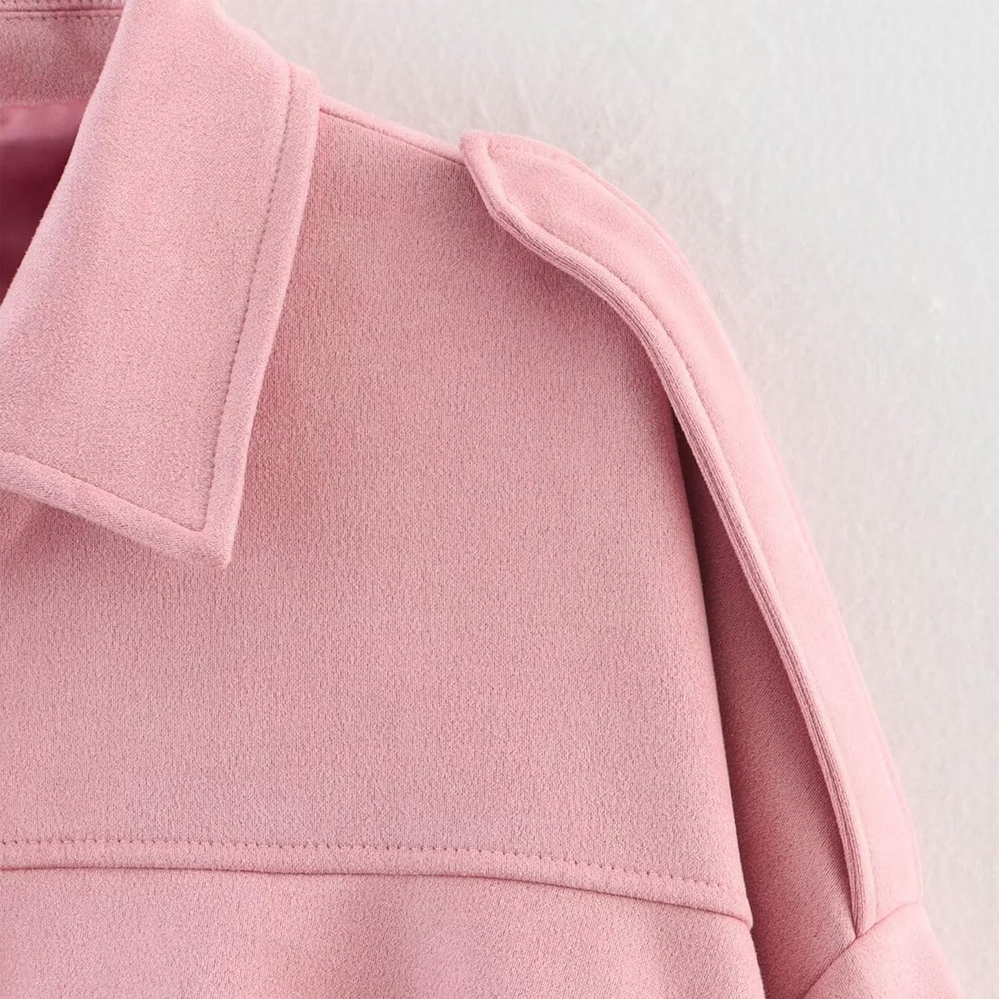 Alicja – Stylowa Kurtka Bomberka z Imitacji Zamszu