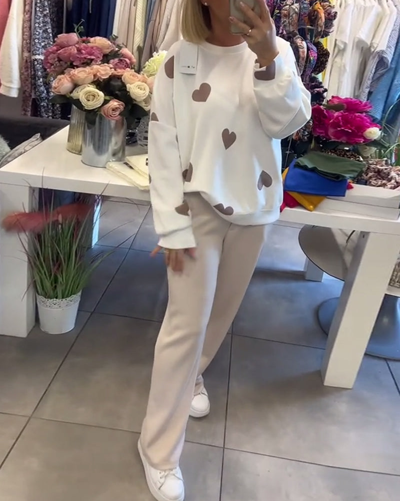 Lucyna – Sweter w Serduszka