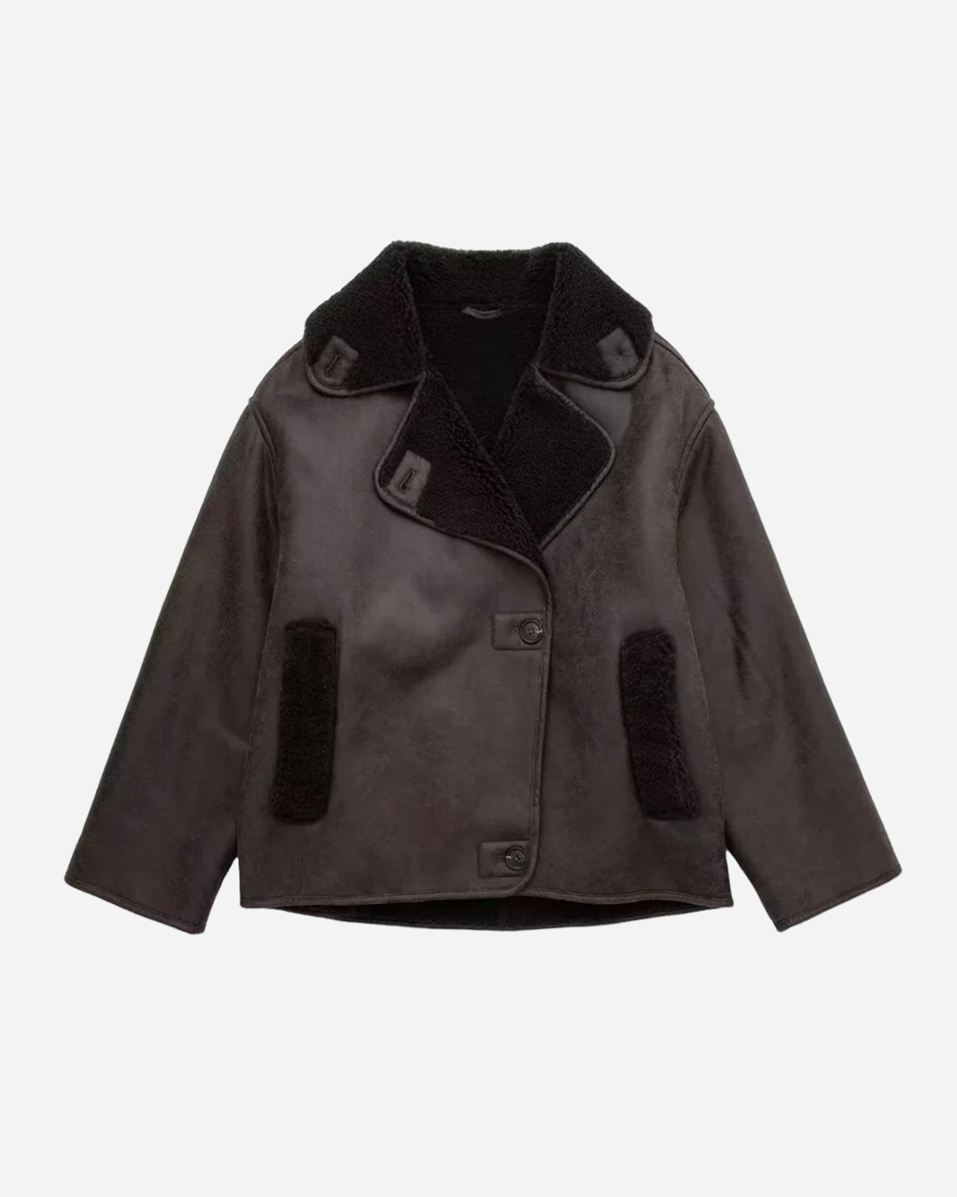 Renata – Krótka Kurtka Z Kożuchem