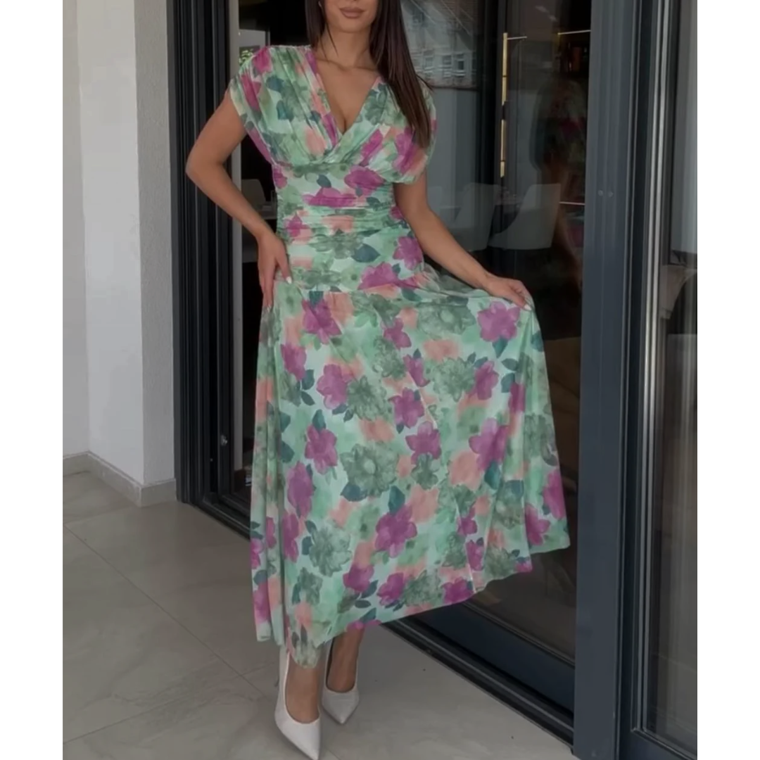 Nadia – Elegancka długa sukienka