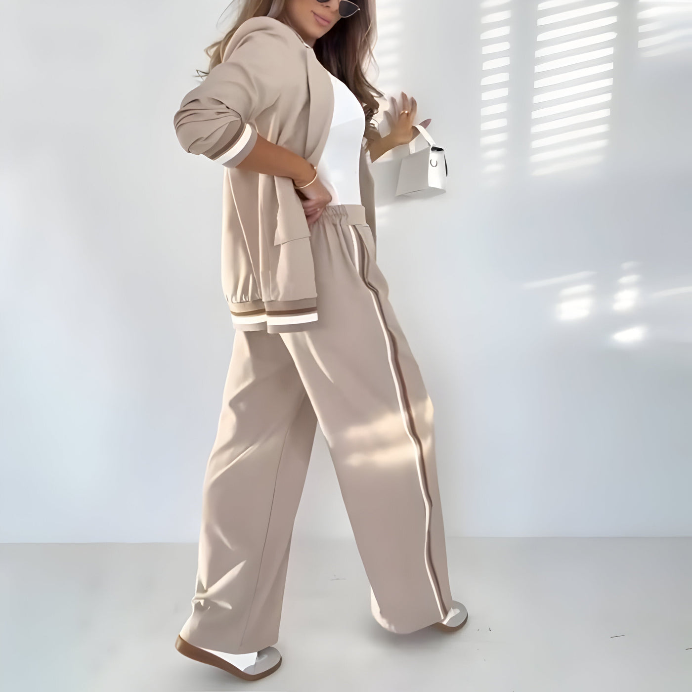 Henryka - Szykowny Pasiasty Komplet