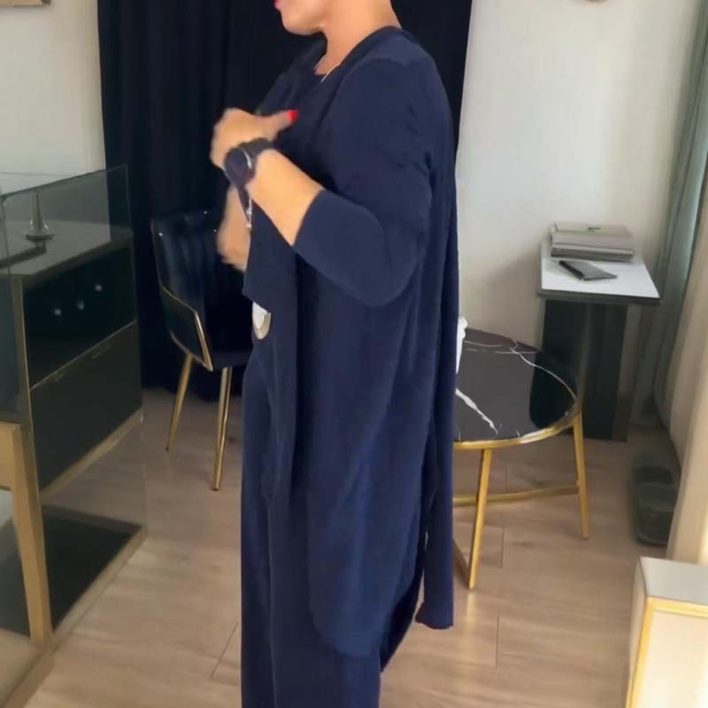 Gabrielle - 3-Częściowy Zestaw Z Długim Kardiganem