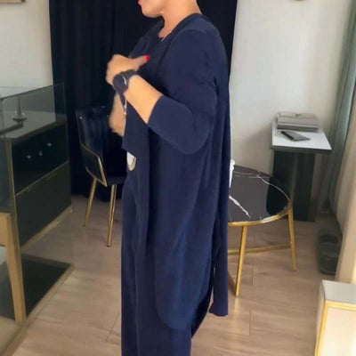 Gabrielle - 3-Częściowy Zestaw Z Długim Kardiganem