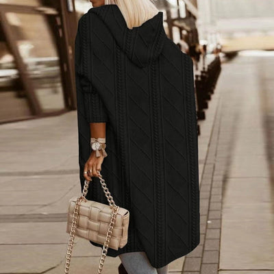 Johani - Długi Kardigan z Kapturem